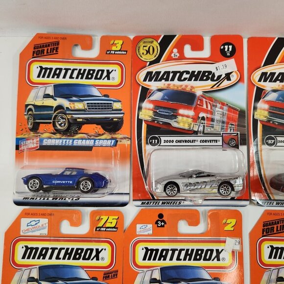 Matchbox Chevrolet Corvette Grand Sport Convertible ZR1 Cabrio Diecast Lot - Picture 5 of 16